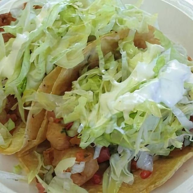 2 Shrimp Tacos Combo.