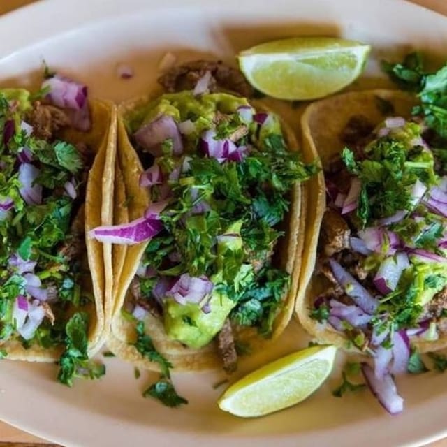 8. Two Carne Asada Tacos Combo.
