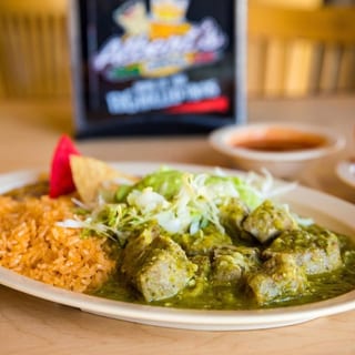 14. Chile Verde Plate Combo