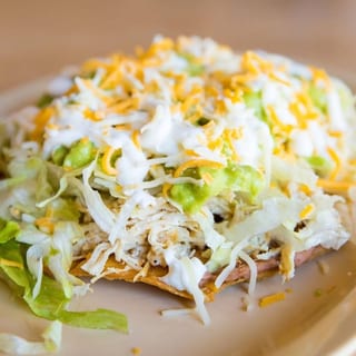 Flying Saucer Tostada